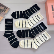 MIUMIU 26S CREW SOCKS 417797 (1 BOX)