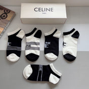 CELINE 26S ANKLE SOCKS 419289 (1 BOX)