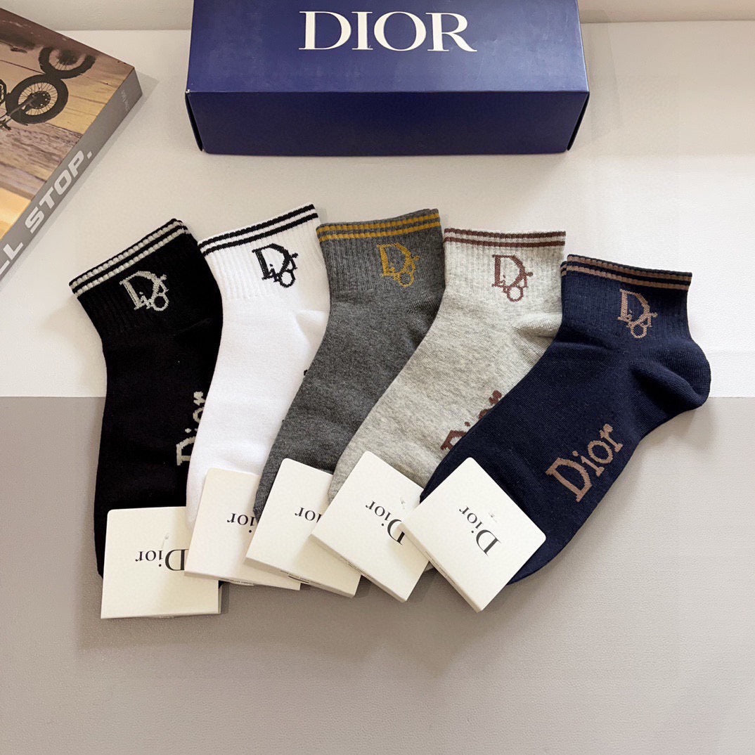 DIOR 26S ANKLE SOCKS 403776 (1 BOX)