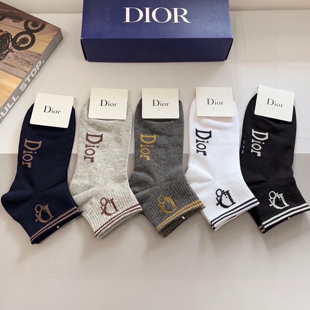 DIOR 26S ANKLE SOCKS 403776 (1 BOX)