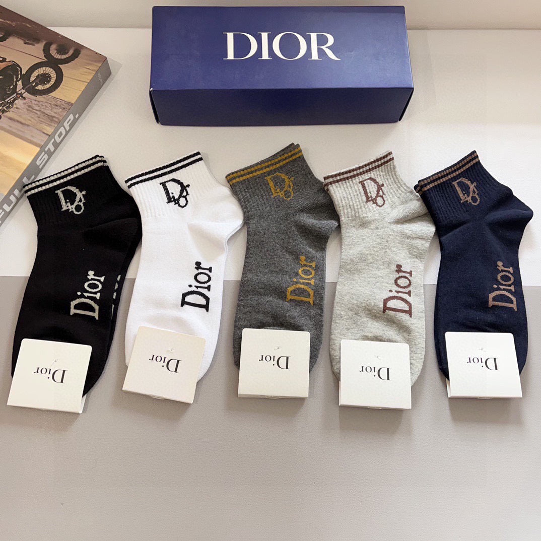 DIOR 26S ANKLE SOCKS 403776 (1 BOX)