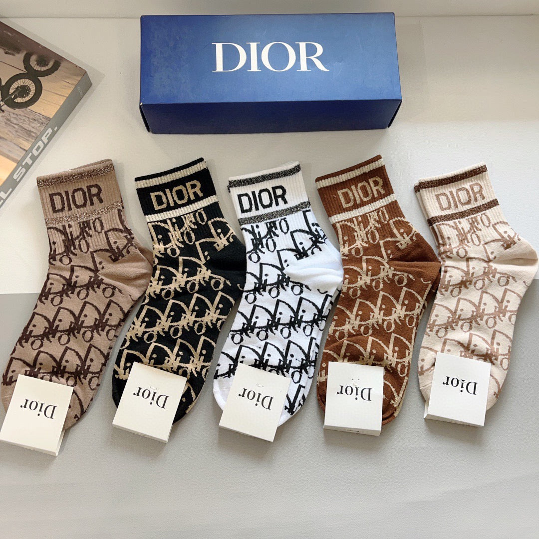DIOR 26S ANKLE SOCKS 405316 (1 BOX)