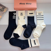 MIUMIU 26S CREW SOCKS 405318 (1 BOX)