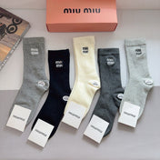 MIUMIU 26S CREW SOCKS 407141 (1 BOX)