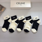 CELINE 26S ANKLE SOCKS 408684 (1 BOX)