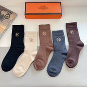 HERMES 26S CREW SOCKS 265616 (1 BOX)