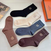 HERMES 26S CREW SOCKS 265616 (1 BOX)
