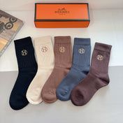 HERMES 26S CREW SOCKS 265616 (1 BOX)