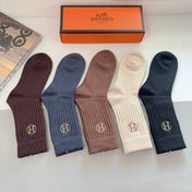 HERMES 26S CREW SOCKS 265616 (1 BOX)