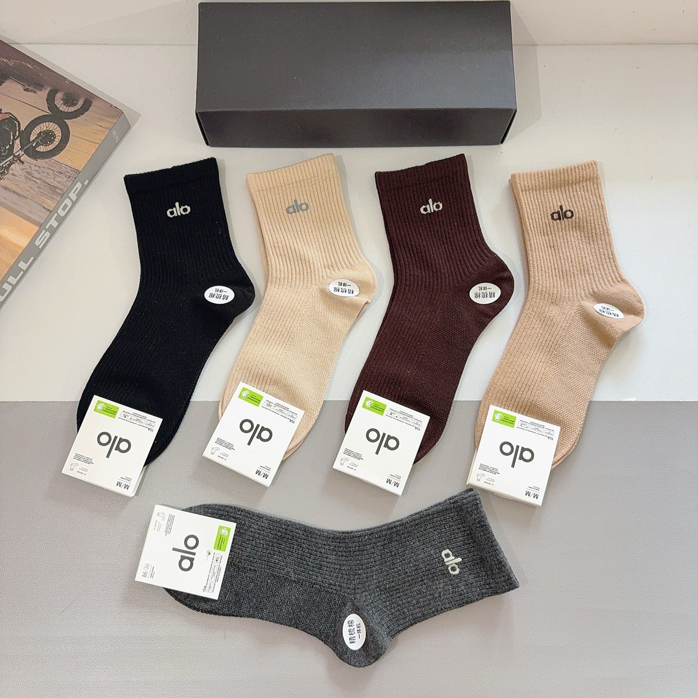 ALO 26S ANKLE SOCKS 282289 (1 BOX)