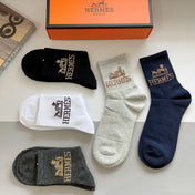 HERMES 26S ANKLE SOCKS 408704 (1 BOX)