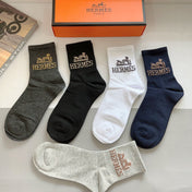 HERMES 26S ANKLE SOCKS 408704 (1 BOX)