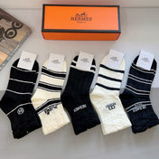 HERMES 26S ANKLE SOCKS 410351 (1 BOX)