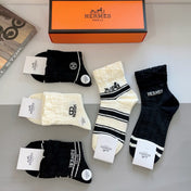 HERMES 26S ANKLE SOCKS 410351 (1 BOX)