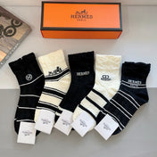 HERMES 26S ANKLE SOCKS 410351 (1 BOX)