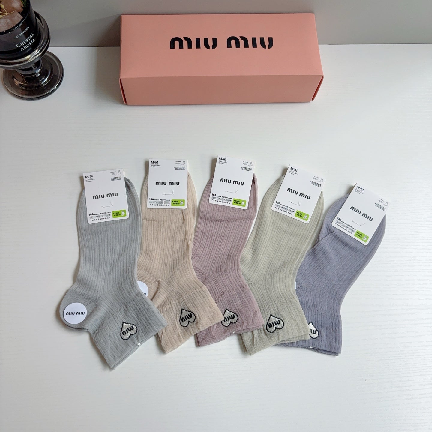 MIUMIU 26S ANKLE SOCKS 413889 (1 BOX)