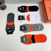 HERMES 26S NO-SHOW SOCKS 383793 (1 BOX)