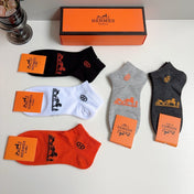 HERMES 26S ANKLE SOCKS 410369 (1 BOX)