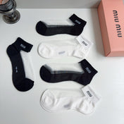 MIUMIU 26S ANKLE SOCKS 412411 (1 BOX)