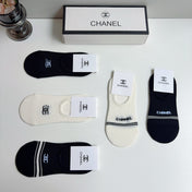 CHANEL 26S NO-SHOW SOCKS 412412 (1 BOX)