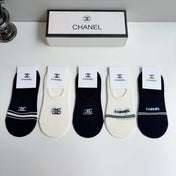CHANEL 26S NO-SHOW SOCKS 412412 (1 BOX)