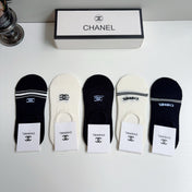 CHANEL 26S NO-SHOW SOCKS 412412 (1 BOX)
