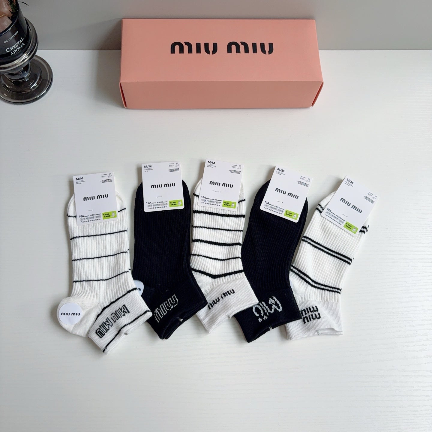 MIUMIU 26S ANKLE SOCKS 417770 (1 BOX)
