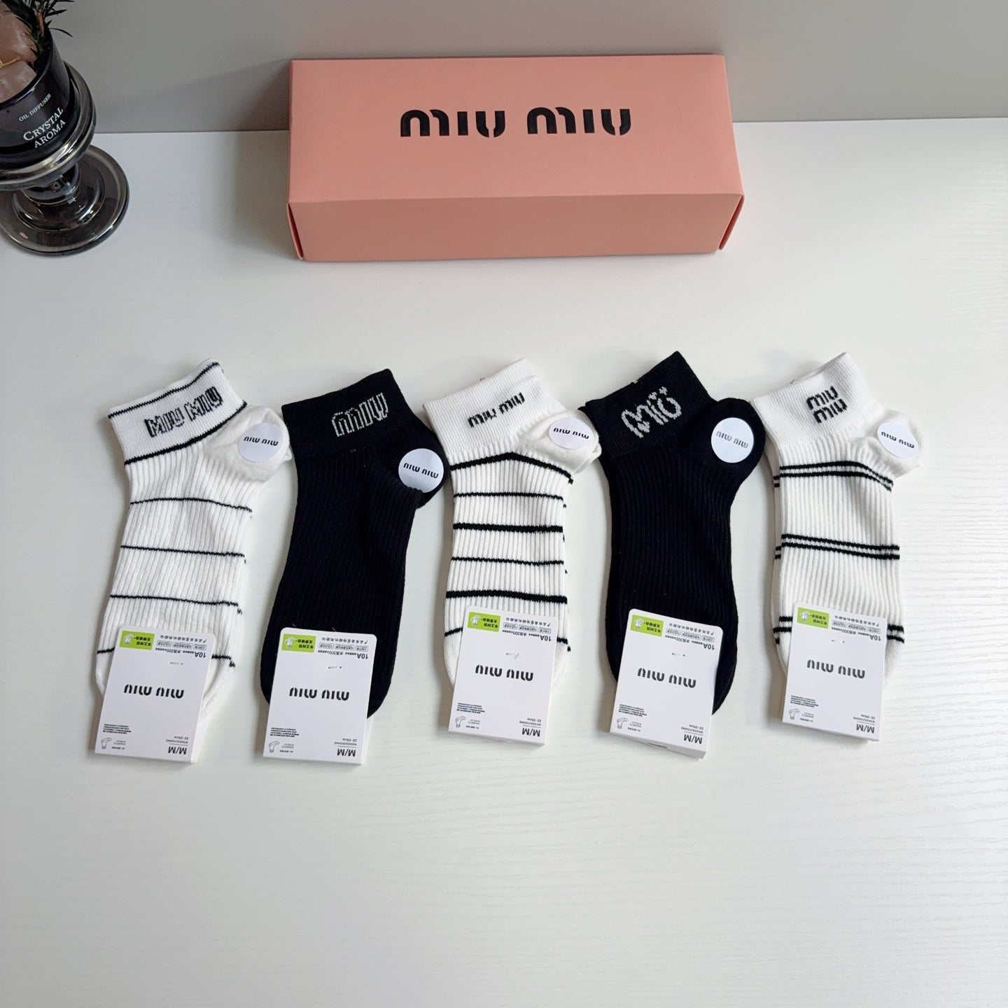MIUMIU 26S ANKLE SOCKS 417770 (1 BOX)