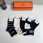 HERMES 26S ANKLE SOCKS 405353 (1 BOX)