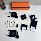 HERMES 26S ANKLE SOCKS 405353 (1 BOX)