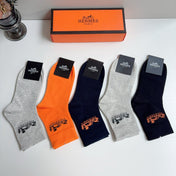 HERMES 26S ANKLE SOCKS 407146 (1 BOX)