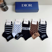 DIOR 26S ANKLE SOCKS 407150 (1 BOX)