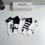 CELINE 26S ANKLE SOCKS 407151 (1 BOX)