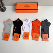 HERMES 26S ANKLE SOCKS 407152 (1 BOX)
