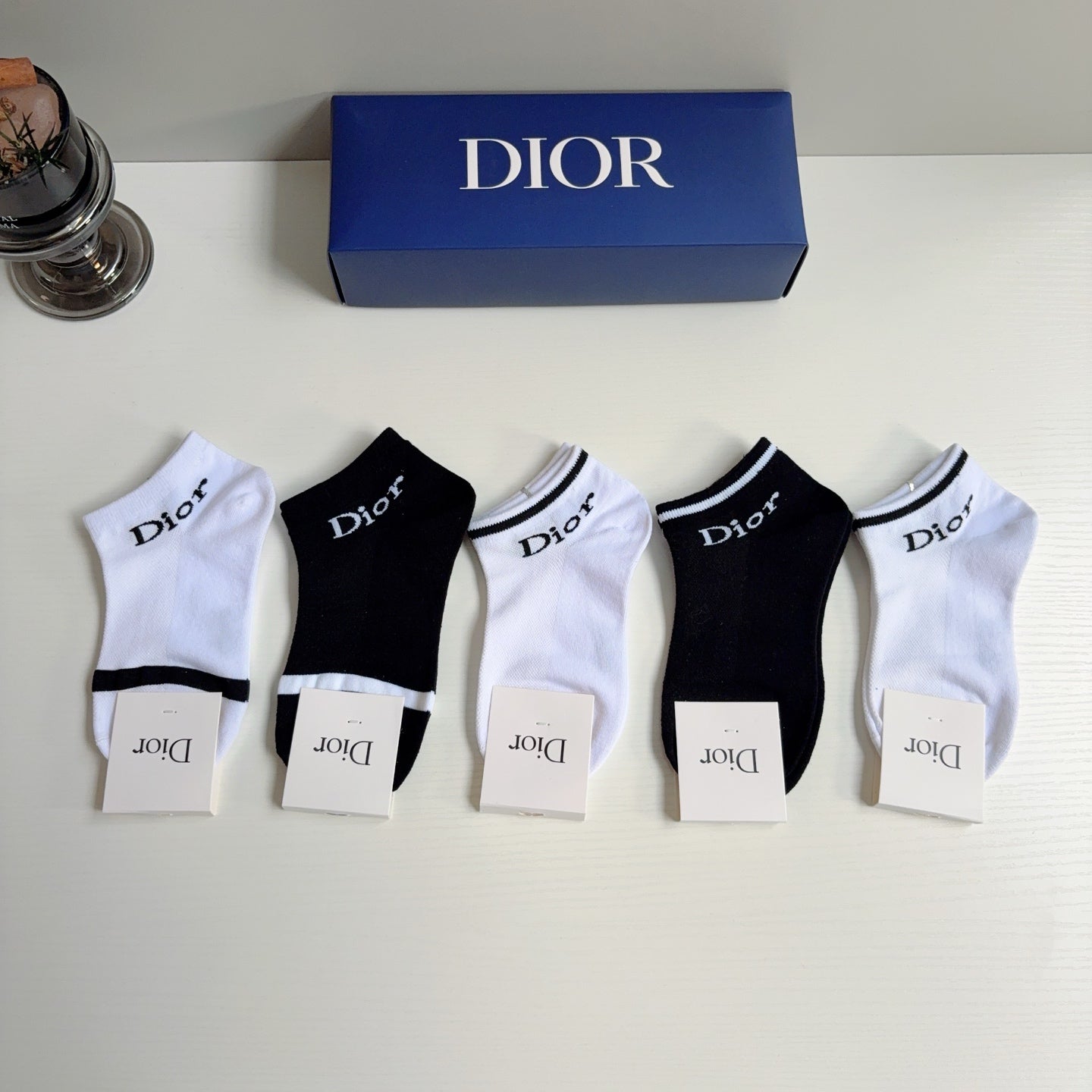 DIOR 26S ANKLE SOCKS 408718 (1 BOX)
