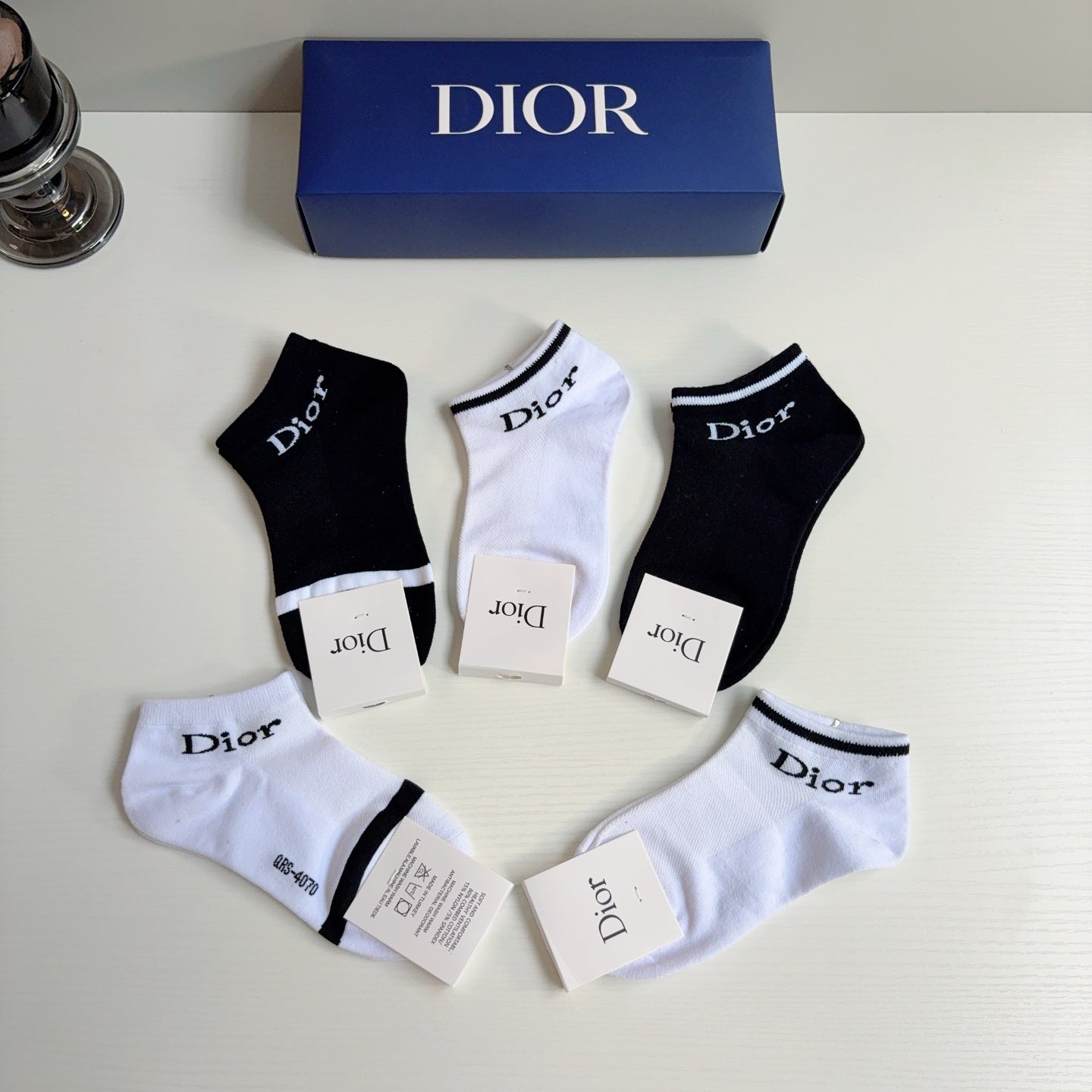 DIOR 26S ANKLE SOCKS 408718 (1 BOX)