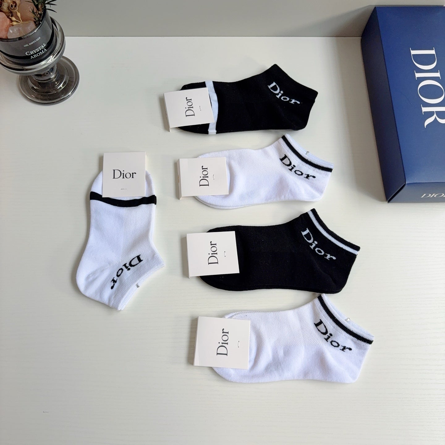 DIOR 26S ANKLE SOCKS 408718 (1 BOX)