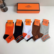 HERMES 26S ANKLE SOCKS 410377 (1 BOX)