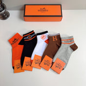 HERMES 26S ANKLE SOCKS 391973 (1 BOX)