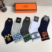 HERMES 26S ANKLE SOCKS 403599 (1 BOX)