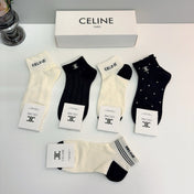 CELINE 26S ANKLE SOCKS 405314 (1 BOX)
