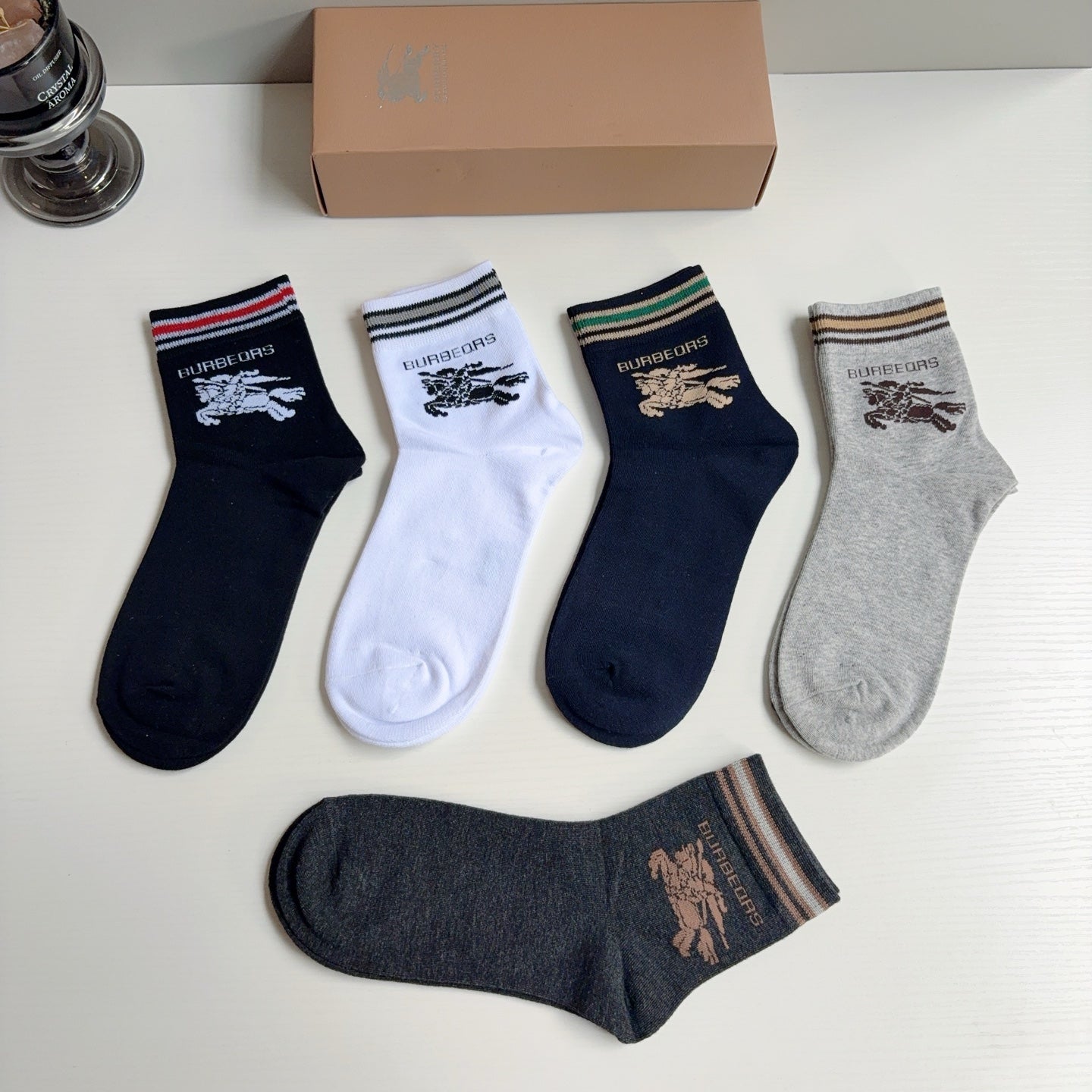 BURBERRY 26S ANKLE SOCKS 405358 (1 BOX)