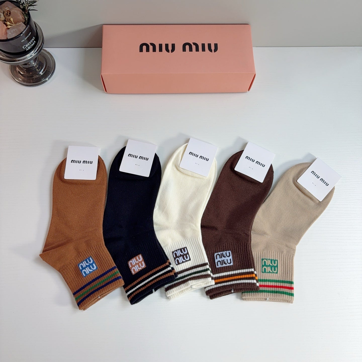 MIUMIU 26S ANKLE SOCKS 413900 (1 BOX)
