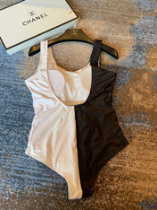 CC BIKINI SWIMSUIT SET IN BLACK AND WHITE 613718