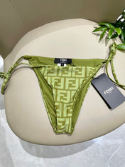 FENDI BIKINI 25S TWO PIECE IN GREEN 742660