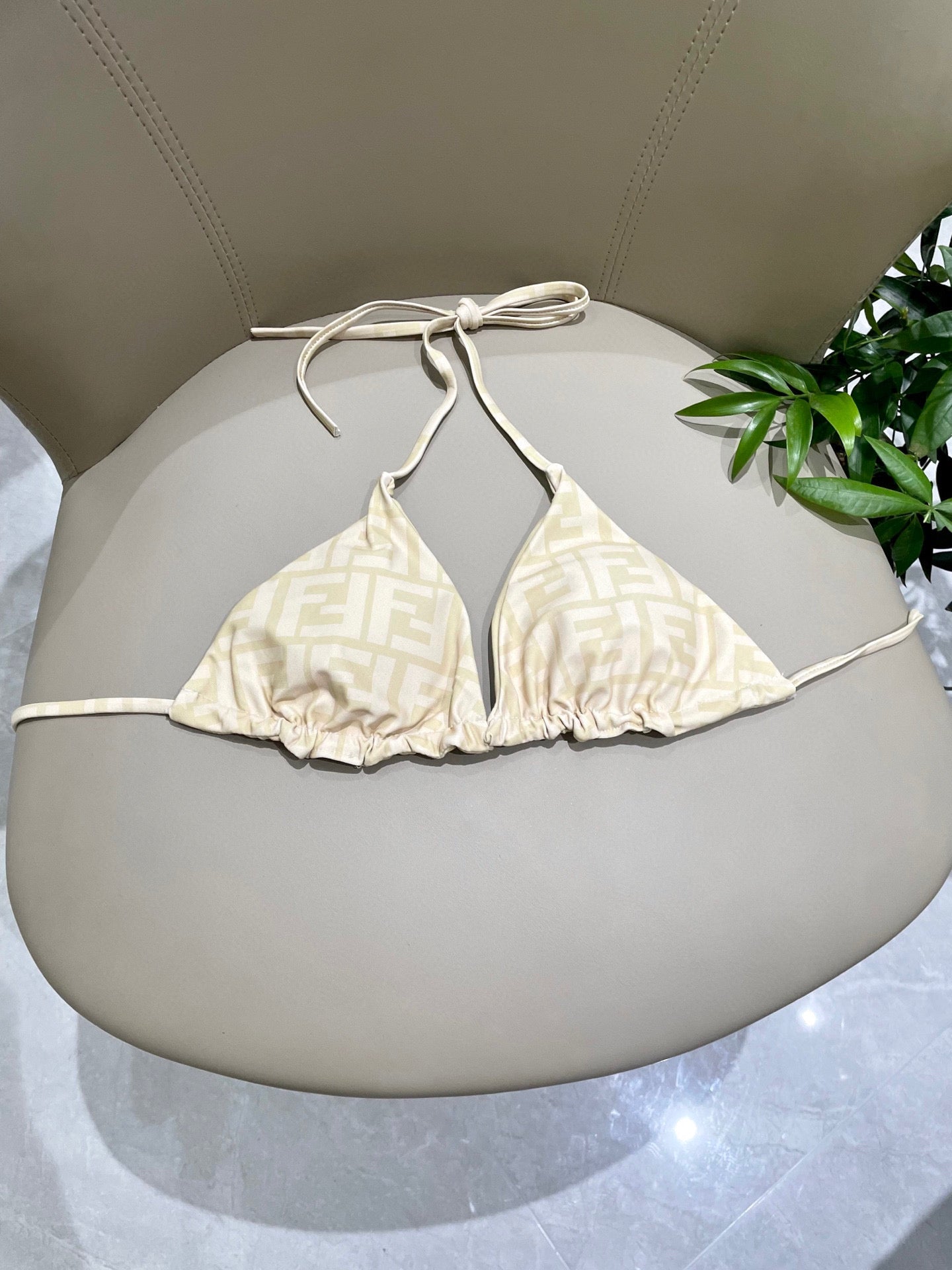 FENDI BIKINI 25S TWO PIECE IN BEIGE 742661