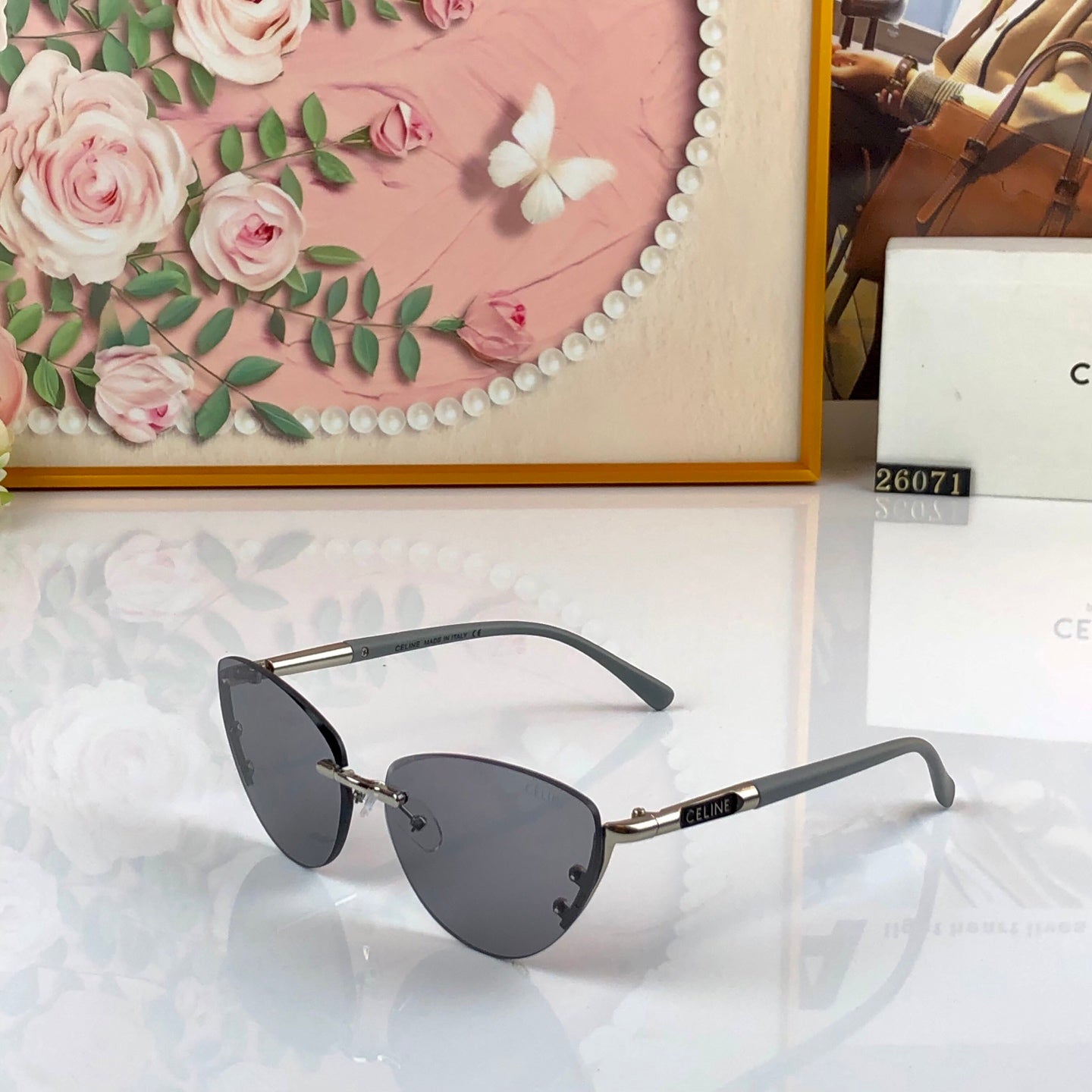 CELINE 26S SHIELD FRAME IN METAL 434240