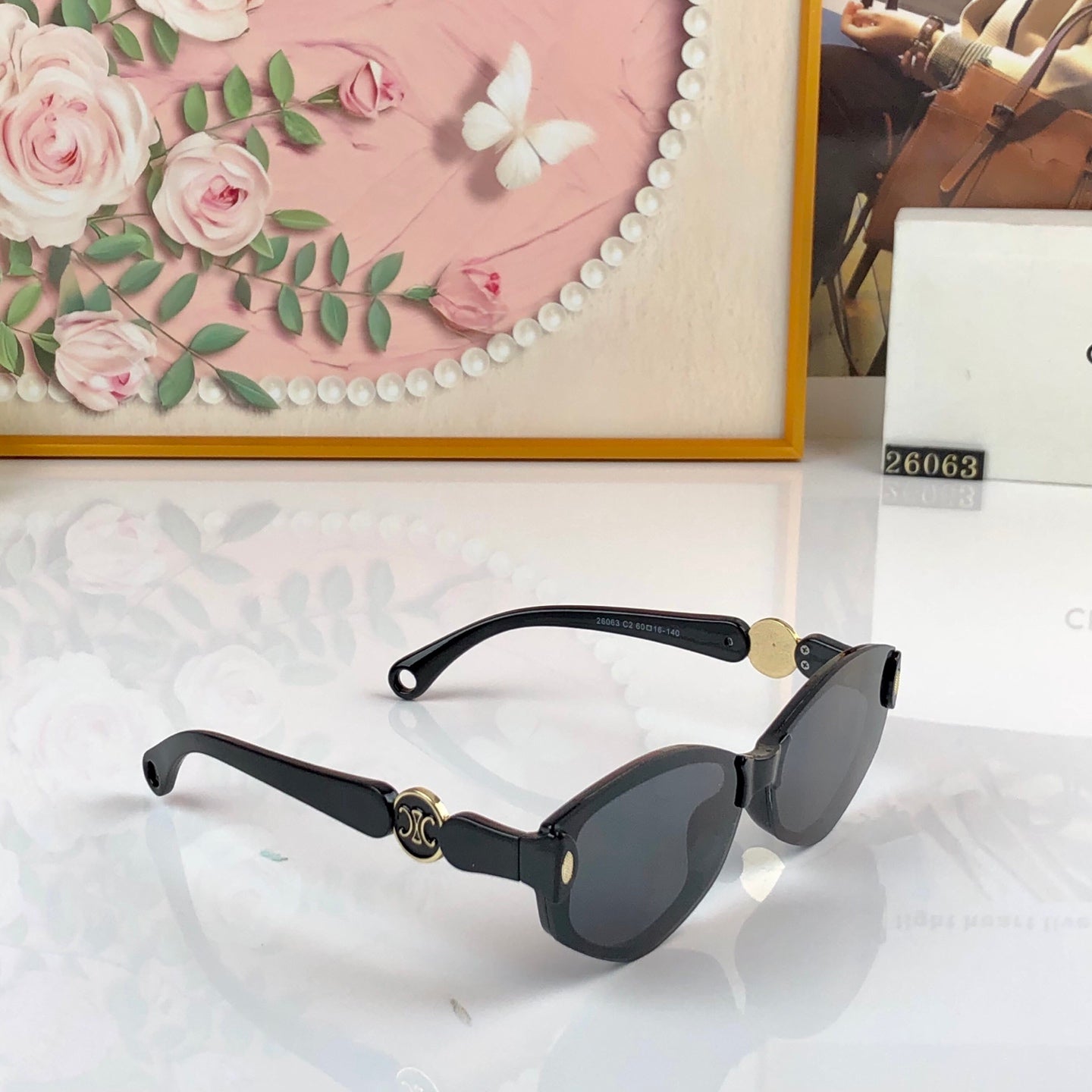 CELINE 26S SQUARE FRAME IN ACETATE 427743