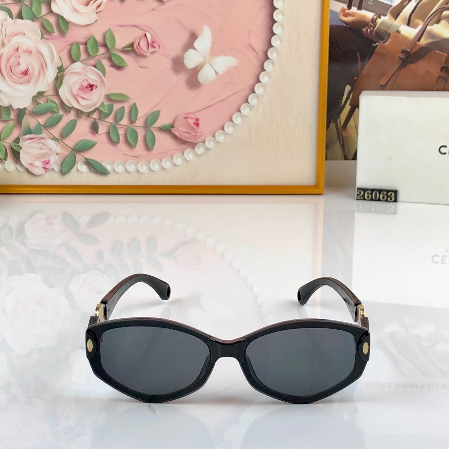 CELINE 26S SQUARE FRAME IN ACETATE 427743