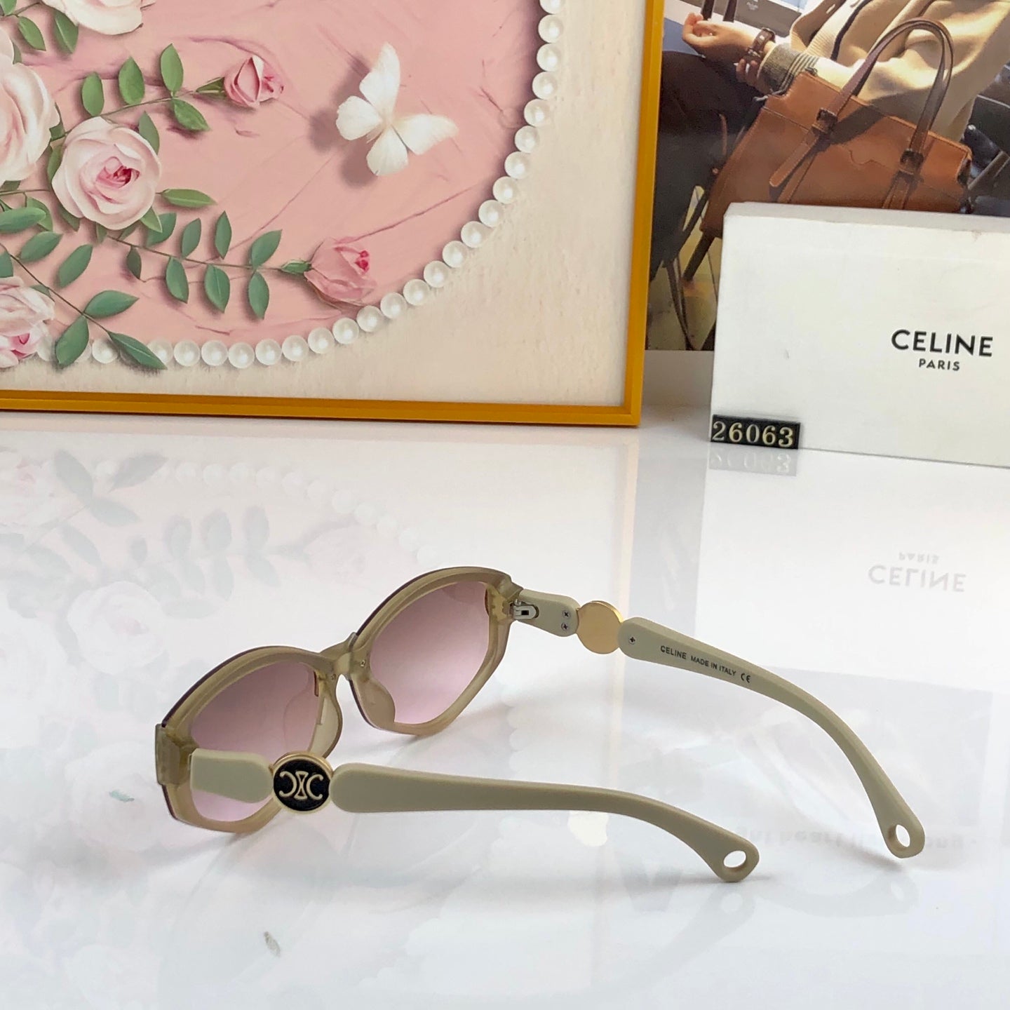 CELINE 26S SQUARE FRAME IN ACETATE 427742